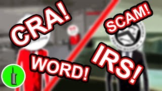 IRS Tax Scammers vs CRA Tax Scammers  The Hoax Hotel [upl. by Mirabel]