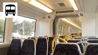 Transperth Trains BSeries EMU B2  Leederville to Glendalough JoondalupYanchep Line Perth [upl. by Eitac]