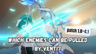 Which enemy can be suckedliftedpulled by Ventis burst 1041 [upl. by Narak]