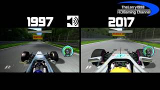 rFactor Ultimate F1 Comparison  1997 vs 2017 [upl. by Davine835]