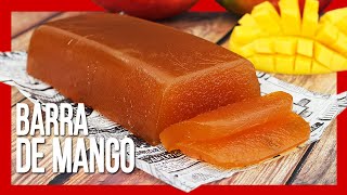 😋 Cómo Hacer Dulce de MANGO Casero en BARRA ► SOLO 3 Ingredientes [upl. by Aranat823]