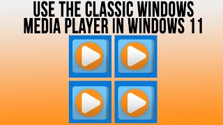 How to Use the Classic Windows Media Player Legacy in Windows 11 [upl. by Pattison]