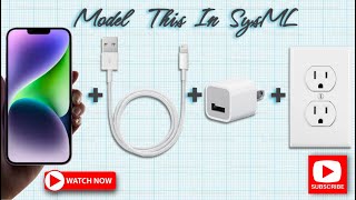 SysML  Modeling Plug amp Pinout Levels  iPhone Charger [upl. by Mab]