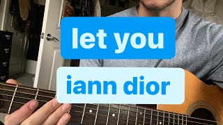 let youiann dior Guitar tutorial [upl. by Macnamara877]