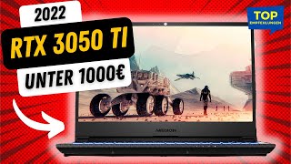 Bester Gaming Laptop RTX 3050 Ti unter 1000€  MEDION ERAZER Crawler E25 [upl. by Aihselat]