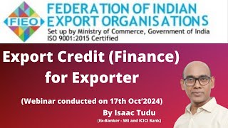 Export Credit Finance for Exporter [upl. by Kyte]