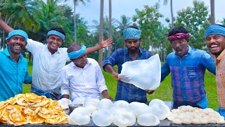 PAROTTA  Soft Layered Paratha Recipe Cooking In Village  Homemade Parotta Recipe Without Egg [upl. by Eleen170]