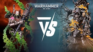 Necrons Vs Adeptus Mechanicus Warhammer 40k 10th Edition Live 2000pts Battle Report [upl. by Ario646]