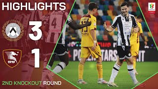 UDINESESALERNITANA 31  HIGHLIGHTS  Friulians march on  Coppa Italia Frecciarossa 202425 [upl. by Heringer751]