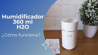 Humidificador H2O 360 ml  Unboxing [upl. by Koball]