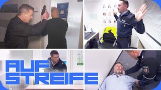 Lebensgefährlicher Einsatz Polizisten auf der Wache in Gefahr  Auf Streife  SAT1 [upl. by Alius]