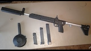 Suppressed KelTec Sub 2000 Demo and Shooting [upl. by Akkim]