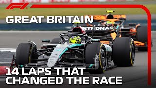 14 Laps That Changed The Race  2024 British Grand Prix [upl. by Romina653]