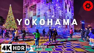 Christmas in Japans 2nd Largest City  4K HDR Spatial Audio [upl. by Lucchesi]