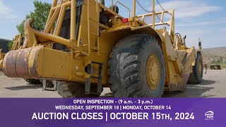 Precision Excavating CAT Scraper Shout Out  Purple Wave Auction [upl. by Ehtyde554]