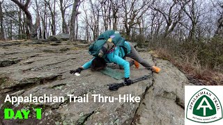 Appalachian Trail ThruHike 2024  Day 1  Amicalola to Springer and Beyond [upl. by Glarum]