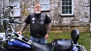 Outlaw motorcycle chapter holds memorial ride ceremony for one of their own [upl. by Arabele]