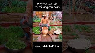 Why we use pots to make compost at home homegardening farming indoorgardening agriculture [upl. by Prem]