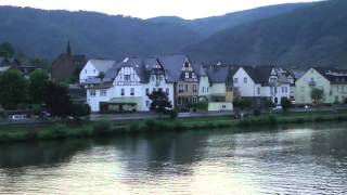 Flusskreuzfahrt auf der Mosel Von Cochem bis Senhals Full HD [upl. by Eohce]