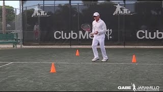 How to improve your footwork and adjustment steps for tennis [upl. by Elleiad]