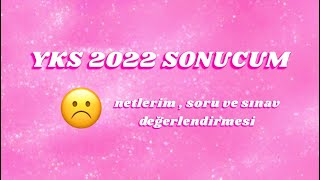 YKS 2022 SONUCUM İLK 10 BİN  yks yks2022 ykssonucum  20 NETTEN 80 NETE [upl. by Rabbaj]