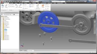 Inventor PLTW Train Assembly Tutorial [upl. by Atnom]