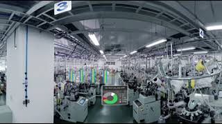 360 Factory TourSewing Machine  Smart Solution of Sock Knitting Machinery [upl. by Arleta]