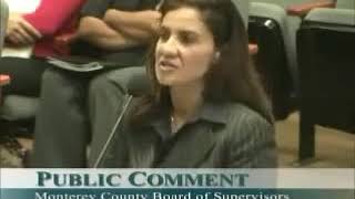 Patricia Conklin at Monterey County Board of Supervisors [upl. by Auqinihs351]