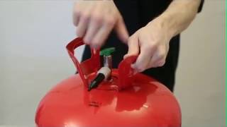 Helium Tank Tutorial How to blow up balloons Quick and Easy [upl. by Oalsecnew]