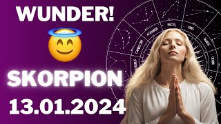 SKORPION ♏️⭐️ EIN WUNDER FÜR DICH 😱 Horoskop  13Januar 2024 skorpion tarot [upl. by Acemahs]