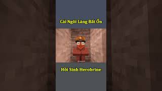 Hồi Sinh Herobrine Để Chống Lại Quái Vật 🤣 shorts [upl. by Hamel583]