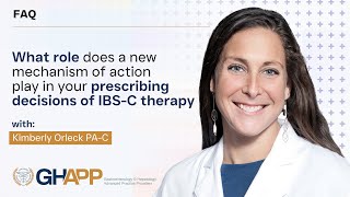 FAQ What role does a new mechanism of action play in your prescribing decisions of IBSC therapy [upl. by Htesil]