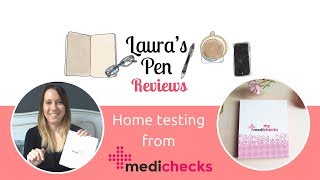 Unboxing the Medichecks Home FingerPrick Blood Test [upl. by Idnek]