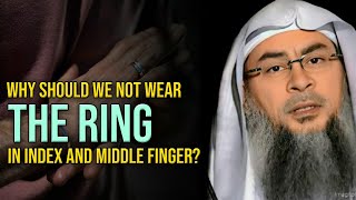 Why Should We Not Wear The Ring In Index And Middle Finger  Assim Al Hakeem  Sheikh Asim [upl. by Brag]