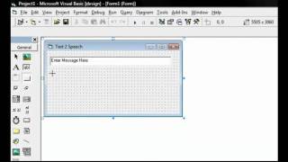 VB6 HOW TO MAKE A TEXT TO SPEECH PROGRAM [upl. by Lithea]