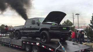 Triple turbo duramax on dyno at ATS 2016 [upl. by Earl]