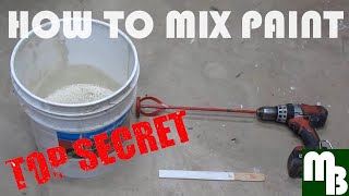 How to Mix Latex Water Based or Oil Based Alkyd Paint [upl. by Reo274]