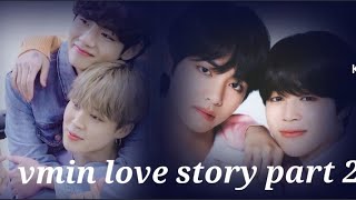 vmin hindi love story part 2 taejimin hindi story 💜💜 [upl. by Dymphia167]