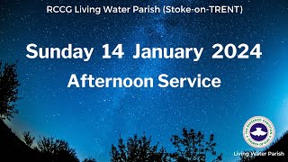 LWP Stoke Afternoon Family Worship 14 January 2024 [upl. by Pennington]