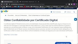 Como validar seu certificado digital no govbr e acessar o sicaf ATUALIZADO 2021 [upl. by Strohl]