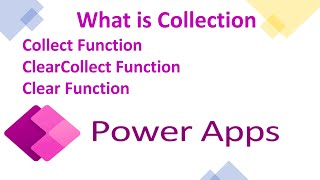 Collection In Power Apps  Collect Clearcollect function in Powerapps  In Hindi [upl. by Annuahsal]