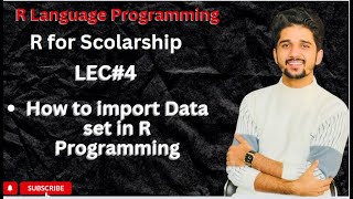 How to import Data set in R Language Programming  R Studio  R Language Programming [upl. by Lubbock]