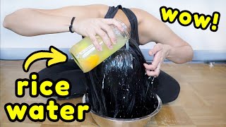 YAO RICE WATER METHOD FOR LONGEST HAIR EVER step by step [upl. by Felicidad]