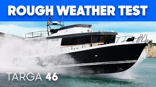 Testing the £1 Million Targa 46 in Rough Seas 🌊 [upl. by Calandria]