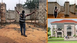 Step By Step  Construction of 5Bedroom House Ground floor Building in Uganda2024 [upl. by Eiznik]