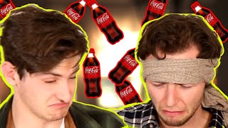 Blindfolded Soda CHALLENGE 22 [upl. by Arednaxela303]