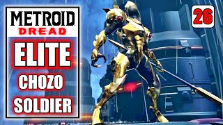 Metroid Dread  Defeat the Elite Chozo Soldier in Hanubia  Gameplay Walkthrough Part 26 [upl. by Tnerual490]