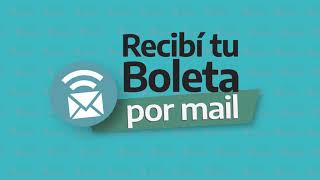 ▶️ Recibí tu Boleta por Mail y pagá menos [upl. by Garfield]