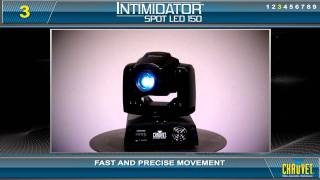 Intimidator Spot LED 150 Lightweight super fast moving head by CHAUVET [upl. by Milt]