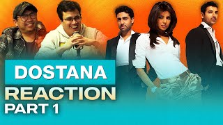 Dostana Reaction Part 1  One of the Funniest Indian Films [upl. by Wallraff499]